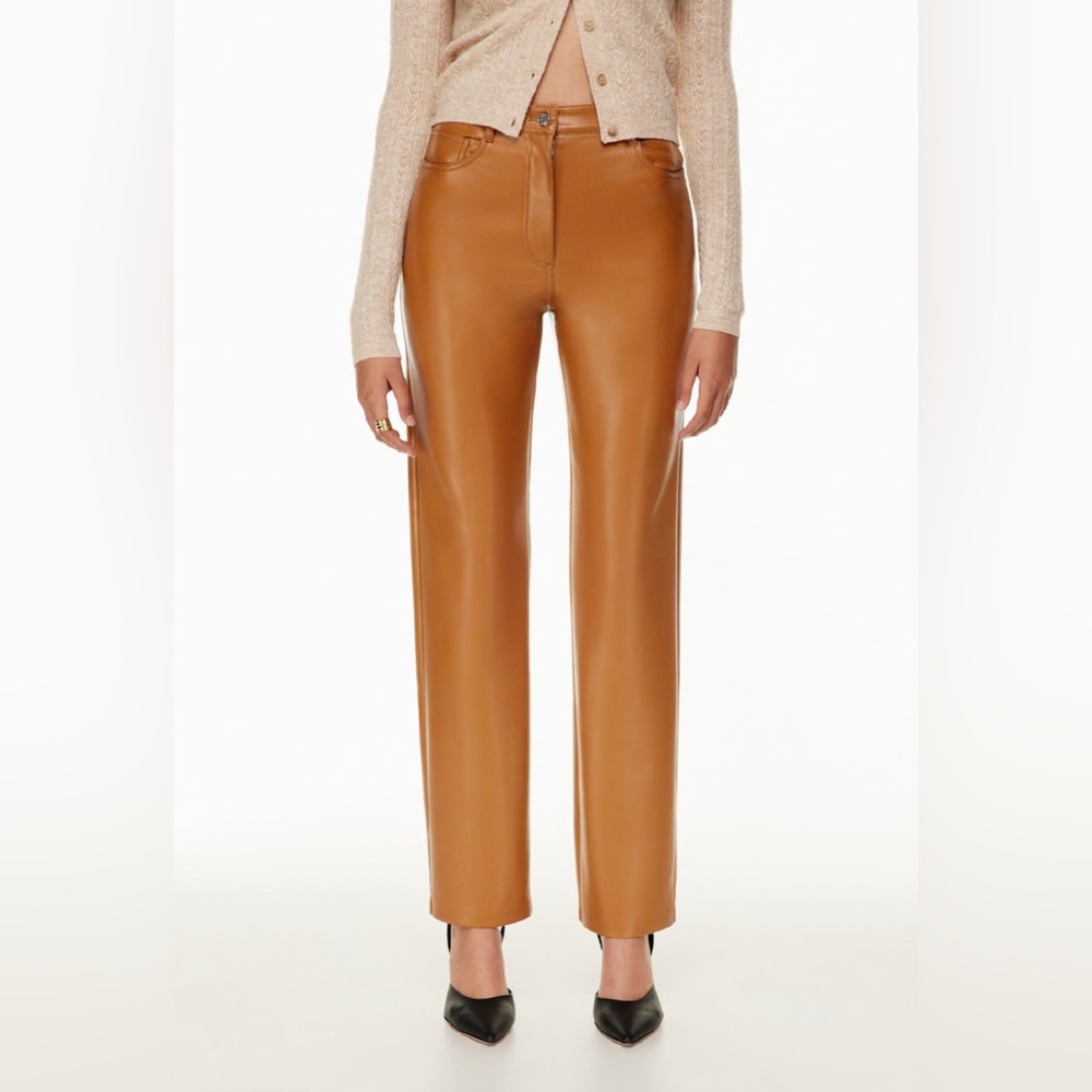 Aritzia Wilfred Melina Pants in Chesnut | Size 12